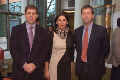 Horacio Werth, Isabel Calderón y Juan Carlos Encina