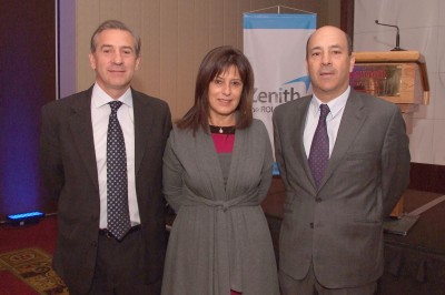 Fernando Álvarez, María Fernanda Correa y Sergio Lorca.