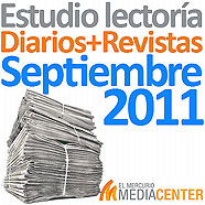 Estudio de lectoría de diarios y revistas: septiembre 2011
